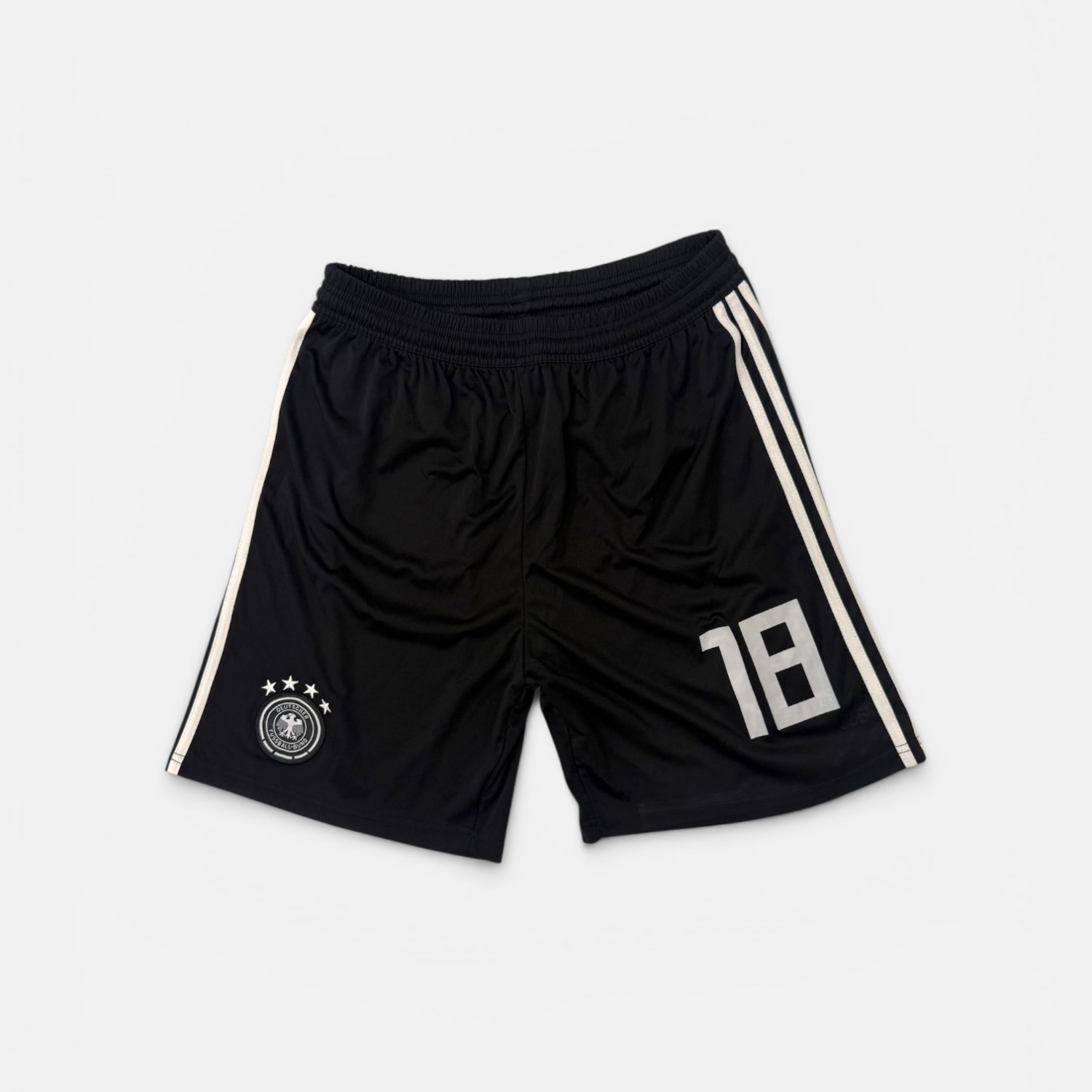 Adidas Γερμανία Ποδοσφαιρικό Σορτς Μαύρο #18